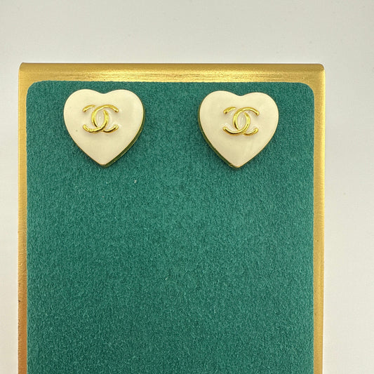 Stacey White Earrings